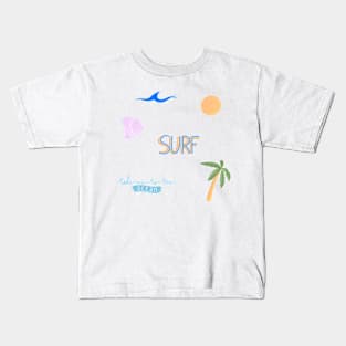 Beach Lover Sticker Pack Kids T-Shirt